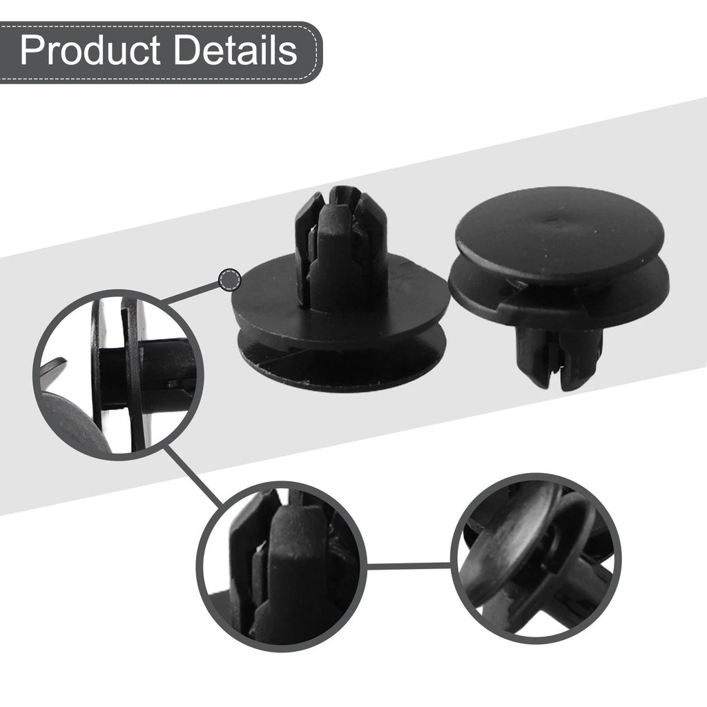 100pcs Clips Rivet Retainers for Honda (2001–2023) 91501-TRO-003