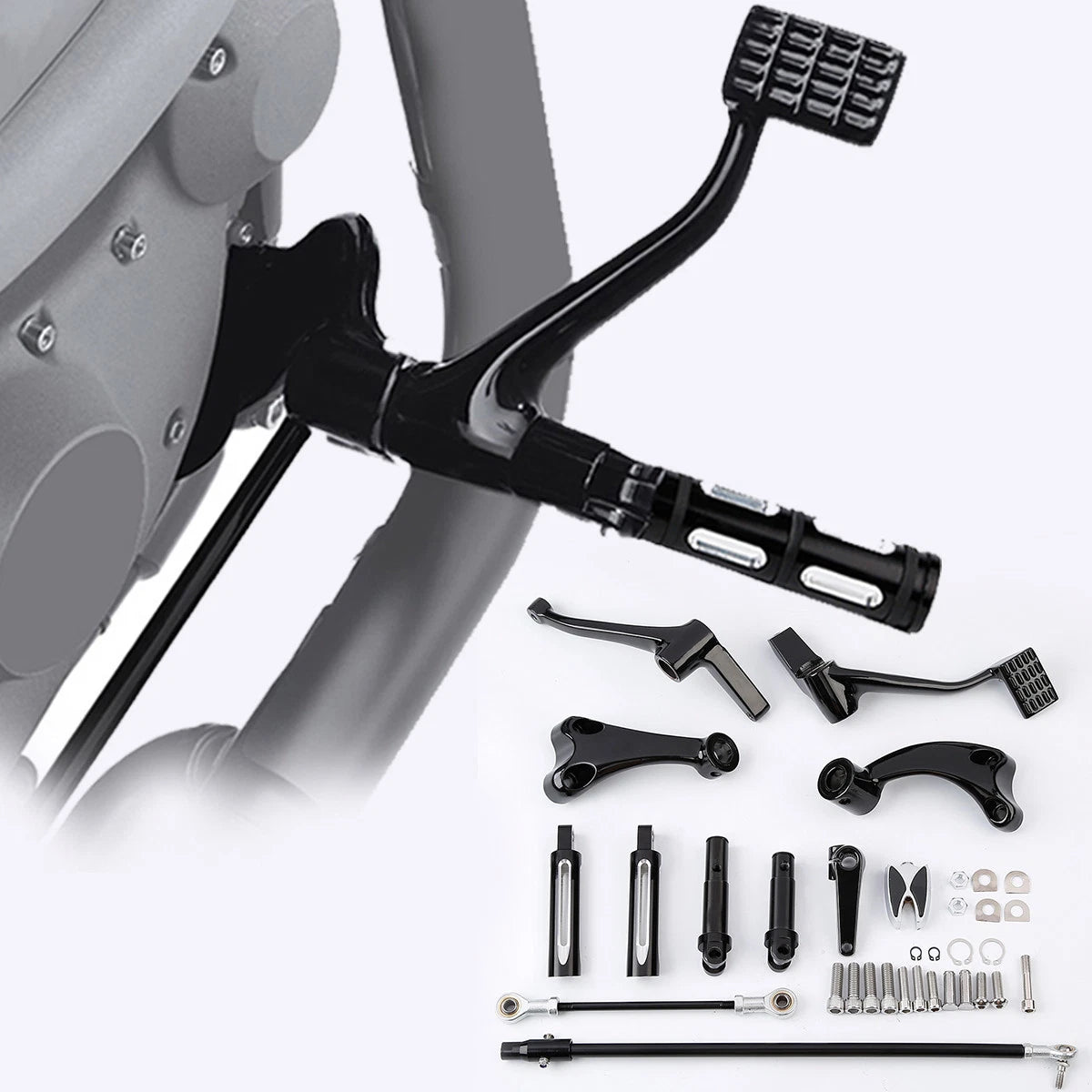 Forward Control Footpegs Lever Linkage for Harley Sportster 883 1200 (2014–2022)