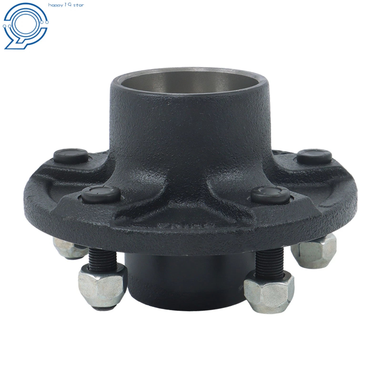 Pair of 5-Bolt on 5 Inch Hubs for Tapered Spindles