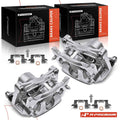 Pair Front Brake Calipers for Nissan Altima (2013–2019) Leaf (2014–2017)