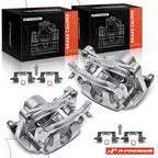 Pair Front Brake Calipers for Nissan Altima (2013–2019) Leaf (2014–2017)