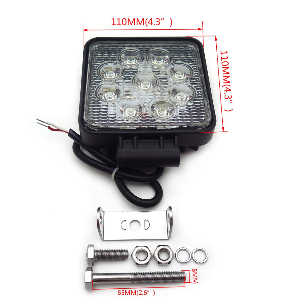 18W 27W LED Off Road Work Light for SUV Car (12V 24V)