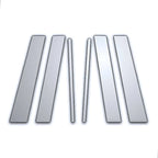 6Pc Chrome Pillar Post Covers for Cadillac Seville (1992–1997)