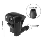 2X Front Windshield Washer Nozzle 55372143AB for Jeep Grand Cherokee (2005–2016)