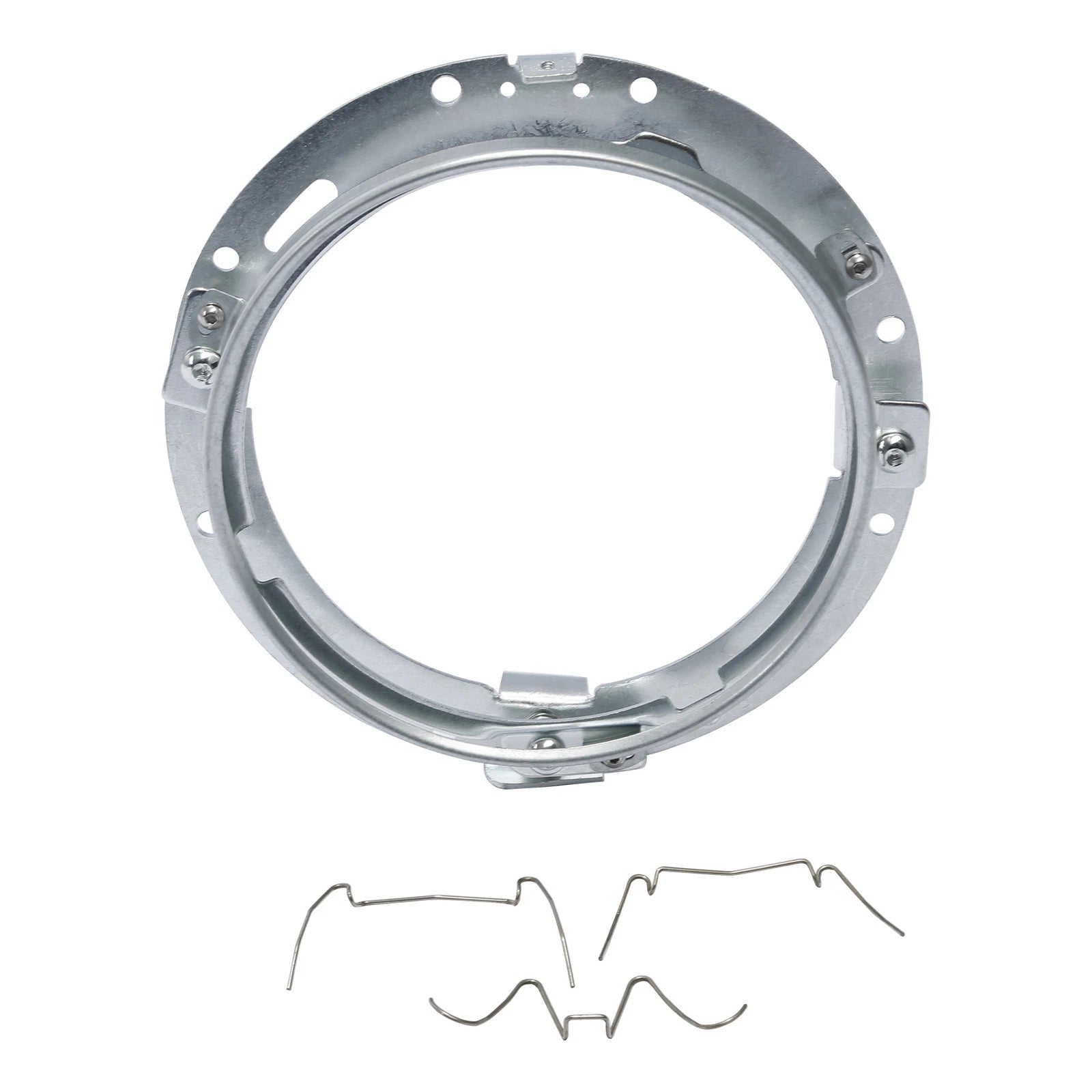 2X 7" Headlight Mount Bracket Rings for Harley Touring (1994–2013) Softail (1991–2013)