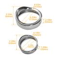 7" Headlight & 4.5" Passing Light Trim Ring Bezel Visor for Harley Touring (1994–2023)