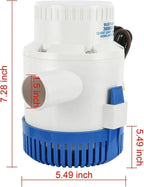 12V 3000GPH Electric Bilge Pump for Boat Marine