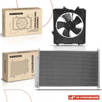 AC condenser and cooling fan assembly kit for Honda Odyssey (2005–2010)