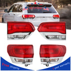 Set of 2 Inner Outer Tail Lights for Jeep Grand Cherokee (2014–2020)