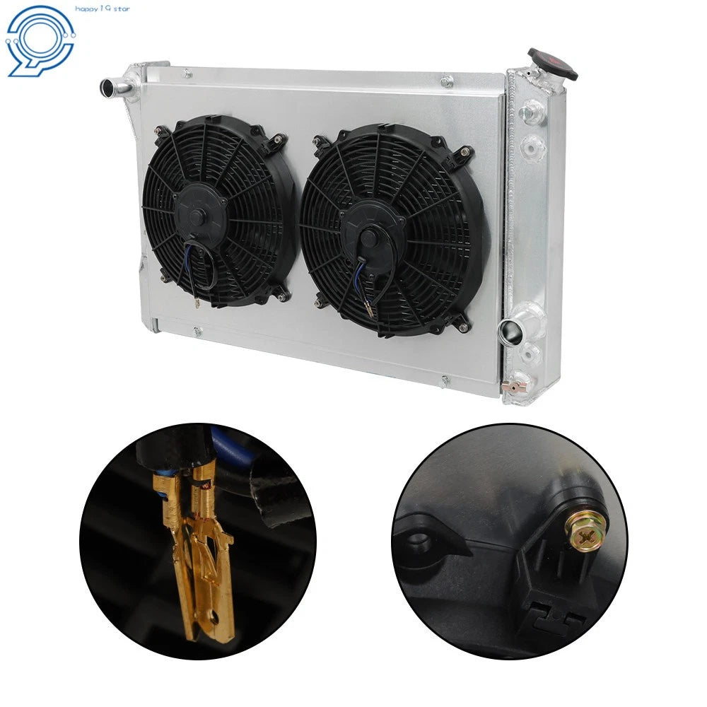 3 Row Radiator Kit for Chevy Camaro Pontiac (1982–1992)