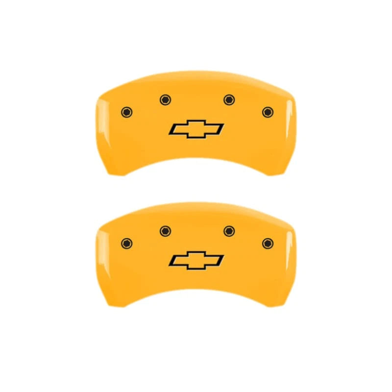 Caliper Covers Set of 4 Engraved Bowtie for 2021-2023 Chevy Traverse