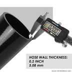 90 Degree Transition Reducer Intercooler Pipe Hose for Universal (1-1.25")