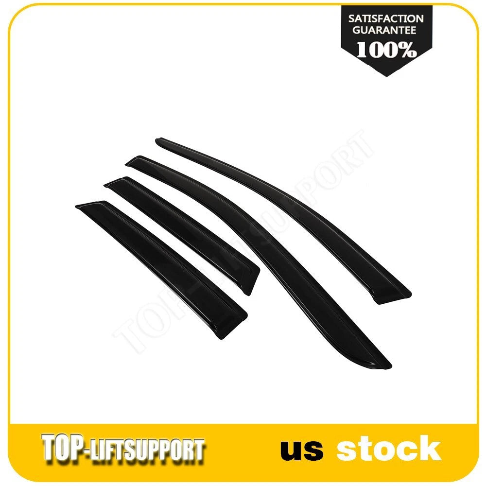 Wavy UV Window Visor Vent Shade Rain Guard for Lincoln MKX/Ford Edge (2007–2015)