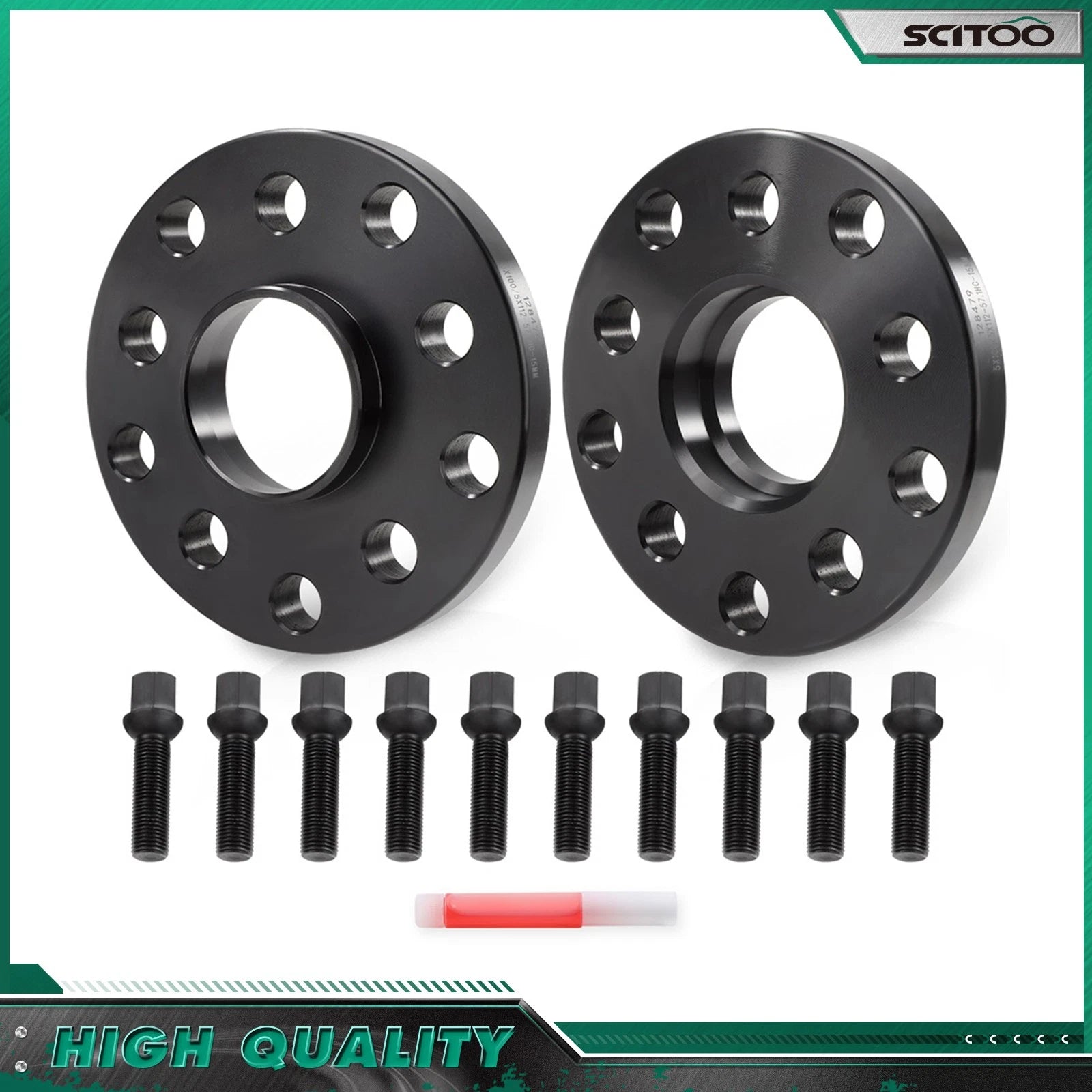 2X 15mm Wheel Spacers M14x1.5 57.1mm for Volkswagen Jetta (1999–2014)