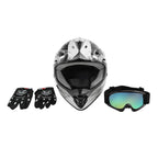 Youth Full Face Motorcycle Helmet for Kids (S, M, L, XL)