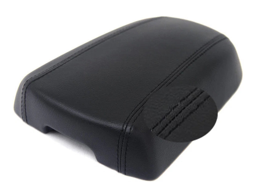 Center Console Armrest Cover for Kia Sportage (2011–2016) Black Leather