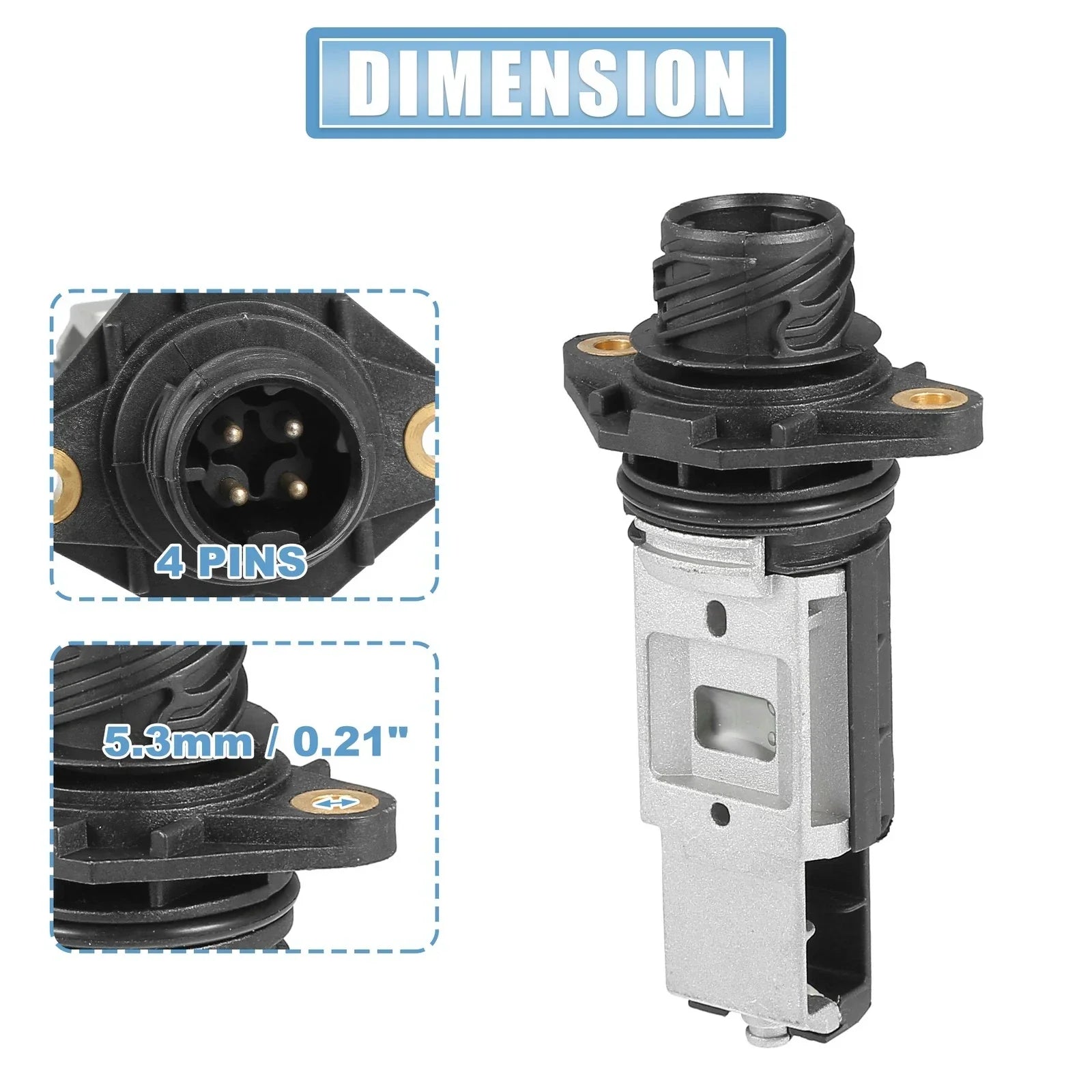 Mass Air Flow Sensor Replacement 4.0L for BMW 740i