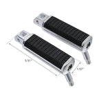 Front Rider Driver Footpegs for Harley Softail Fat Bob Low Rider (2018–2025)