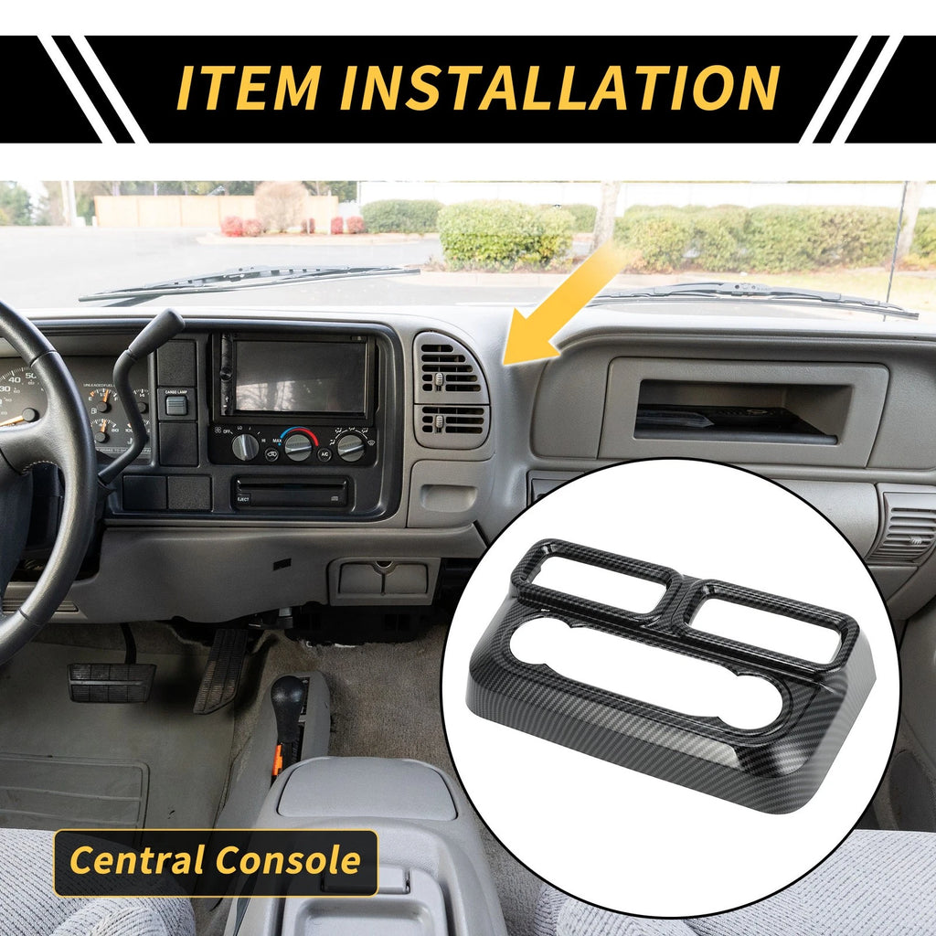 Carbon Fiber A/C Air Outlet Cover Trims for Ford Maverick (2022–2024)