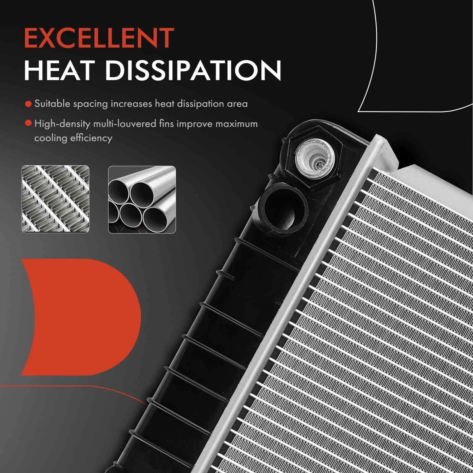 Radiator for Chevrolet Lumina, Olds Cutlass Supreme, Pontiac Grand Prix (1990–1996)
