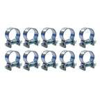 10 PCS Fuel Injection Hose Clamp for (13mm-15mm)