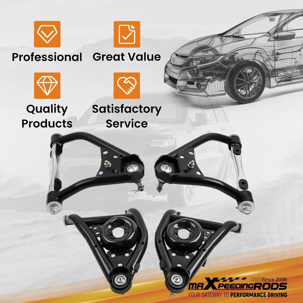 Set of 4 Control Arms for 67-69 Camaro, 73-74 Buick Apollo