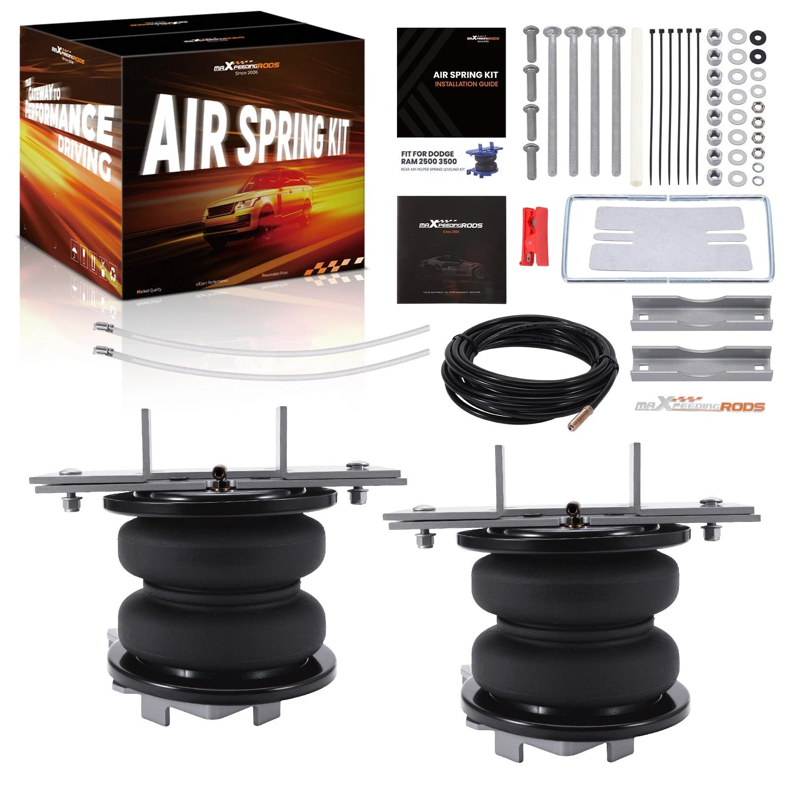 Air Spring Suspension Kit for Dodge Ram 3500 4WD (2011–2018)