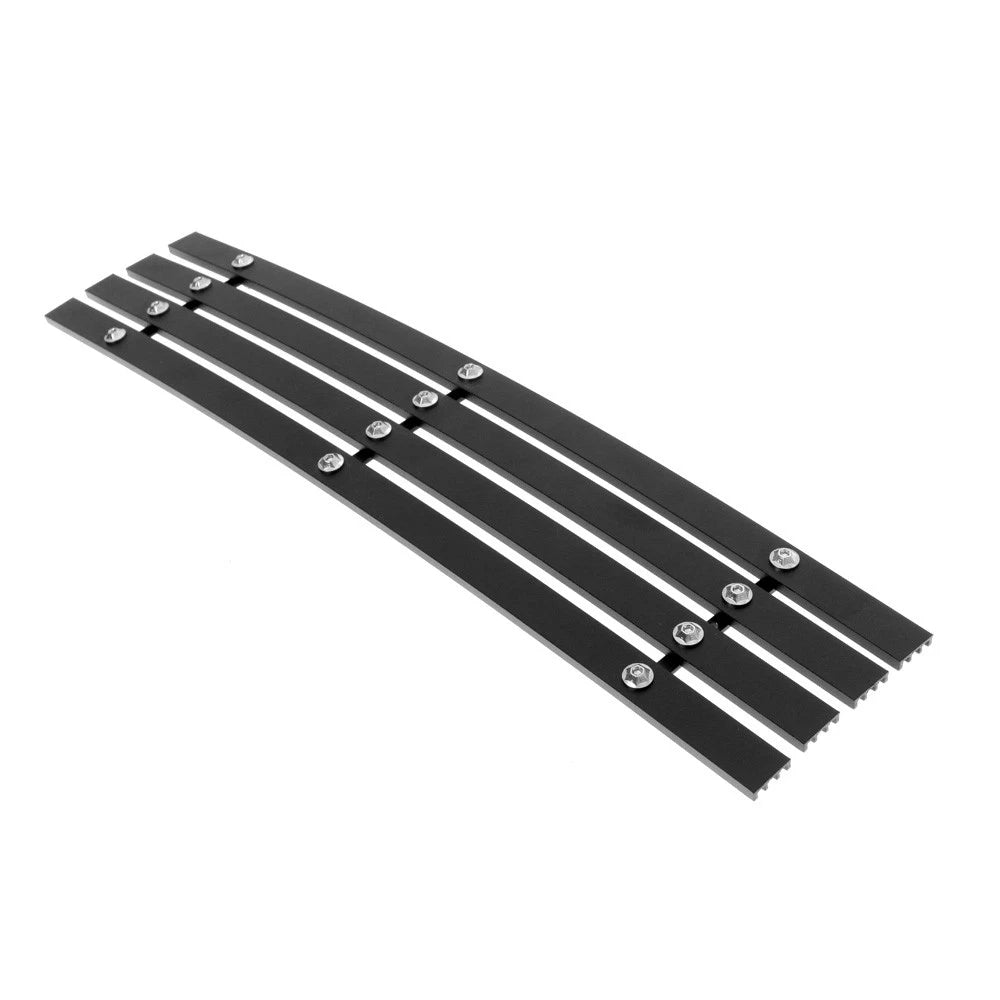 Bumper Grille Insert for Ford F-150 (2018–2020) Black Wide Rivet Studs