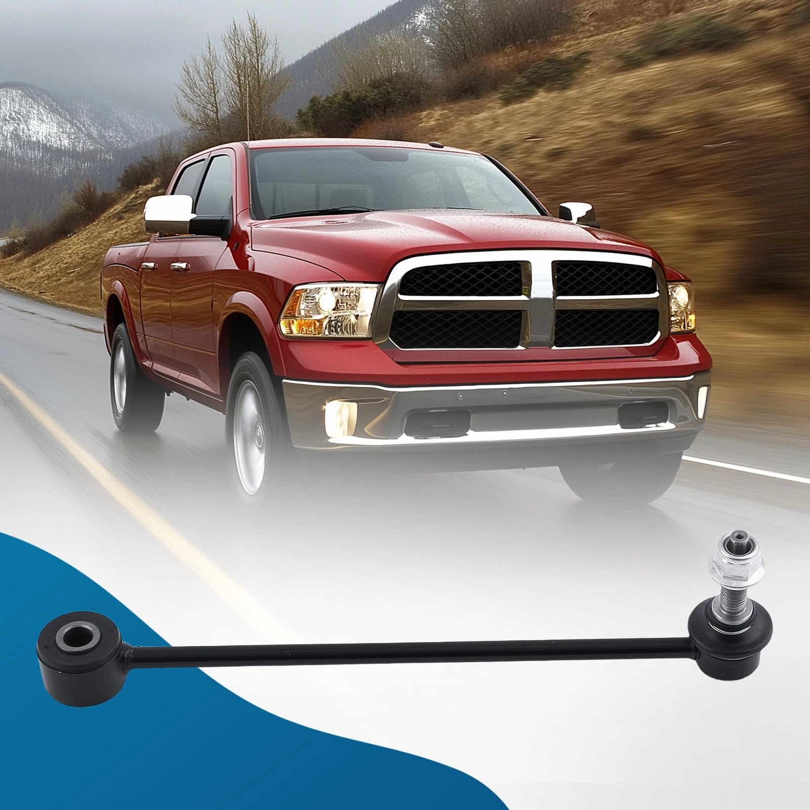 1pc Rear Stabilizer Sway Bar End Link for RAM 1500 (2009–2020) K750396