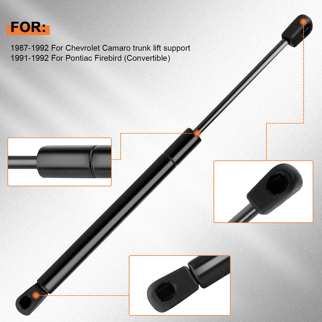 Set of 2 Trunk Lift Supports for Chevrolet Camaro Pontiac Firebird (Convertible)