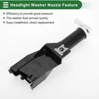 Front Driver Side Headlight Washer Nozzle for Mitsubishi Pajero V93 (2006–2015) No.MR339967