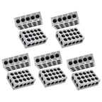 Set of 5 Machinist Blocks for Precision Work (23 Holes, .0002")