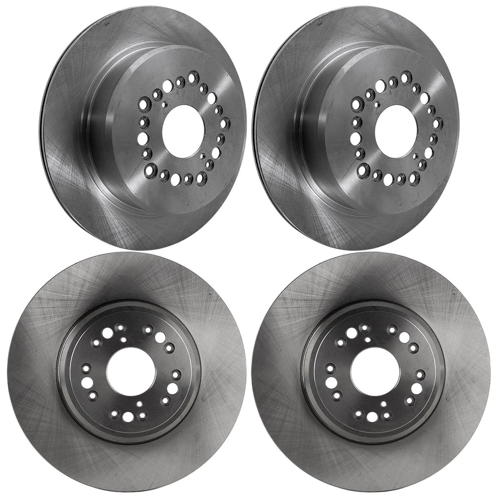 Front & Rear Brake Disc Rotors for Lexus LS400 (1995–2000)