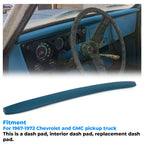 Dash Pad Cover for Chevy GMC C10 (1967–1972) Bright Blue