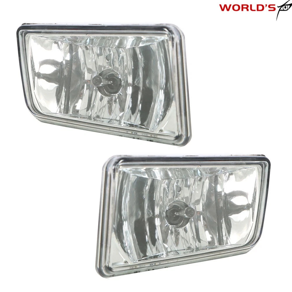 Set of 2 Front Bumper Fog Lights for Chevy Silverado 1500 2500 (2007–2013)
