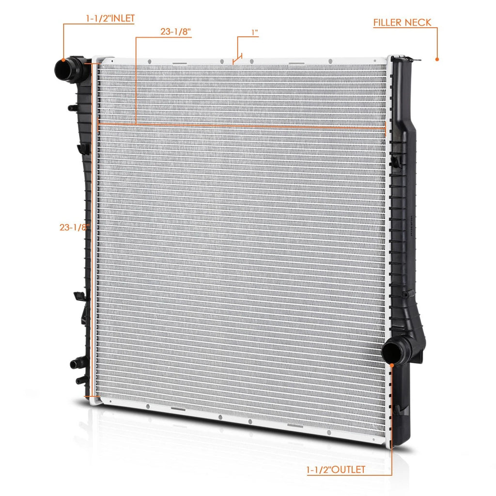 OE Style Aluminum Radiator for BMW X5 3.0L AT (2001–2006) DPI-2594