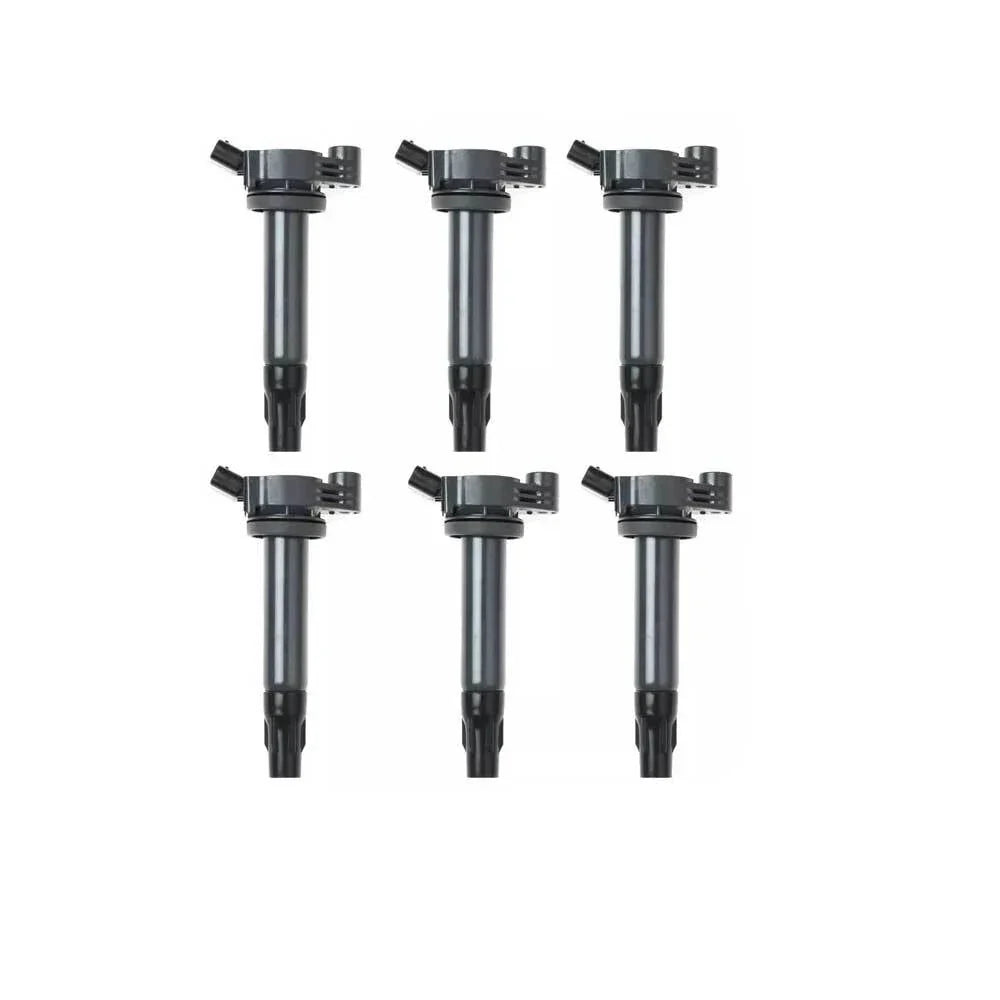 6 x Ignition Coils & Spark Plugs for Toyota Kluger, Lexus RX330, RX400H (2001-2007)