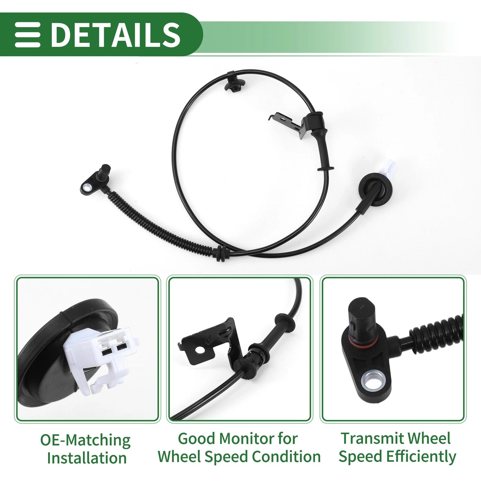 ABS Wheel Speed Sensor No. 956811R100 for Hyundai Accent (2013–2017)