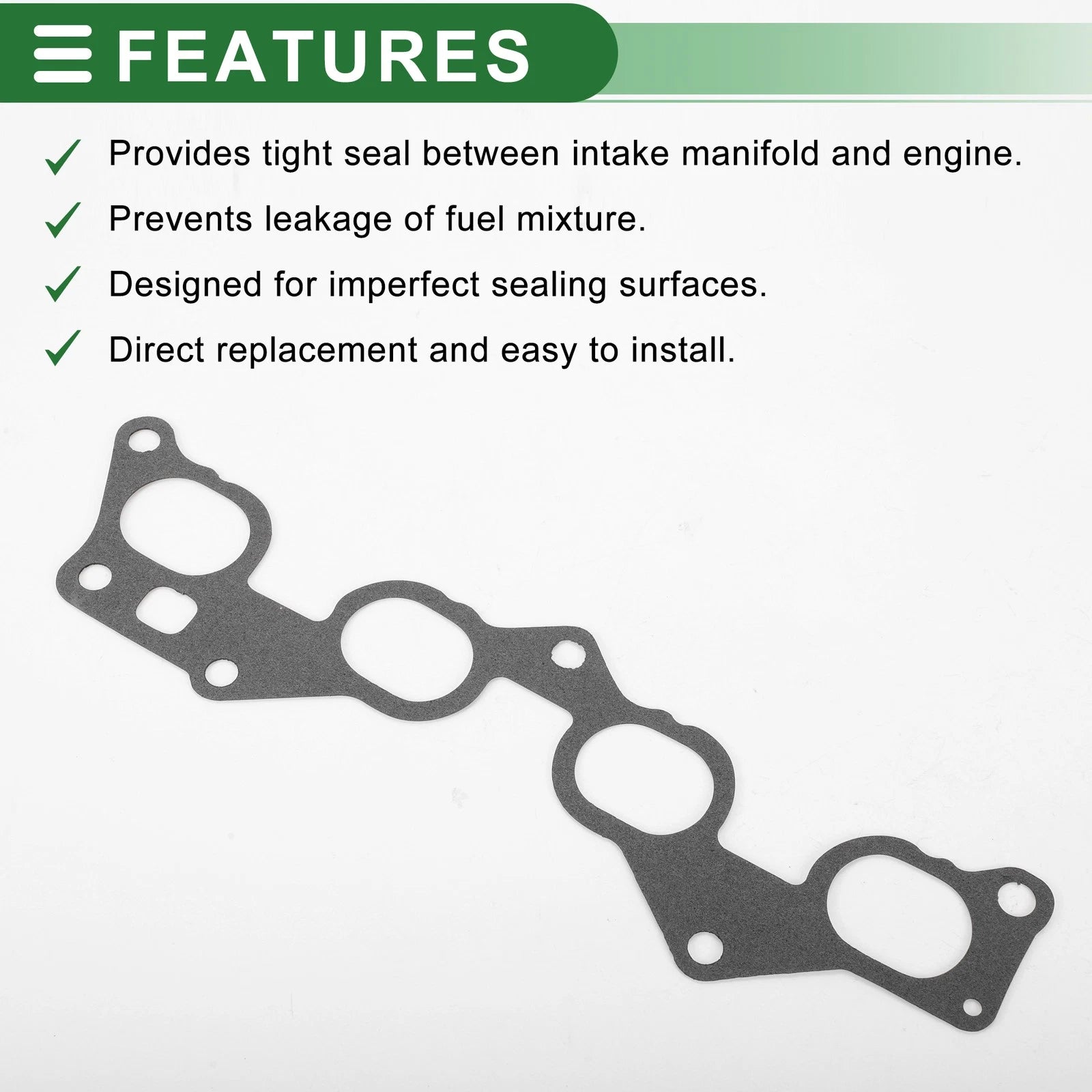 Lower Engine Intake Manifold Gasket for Toyota Corolla (1995–1997) No. 17177-11020