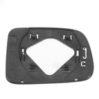 Left Side Heated White Mirror Glass for Honda HR-V CR-V (1996–2006)