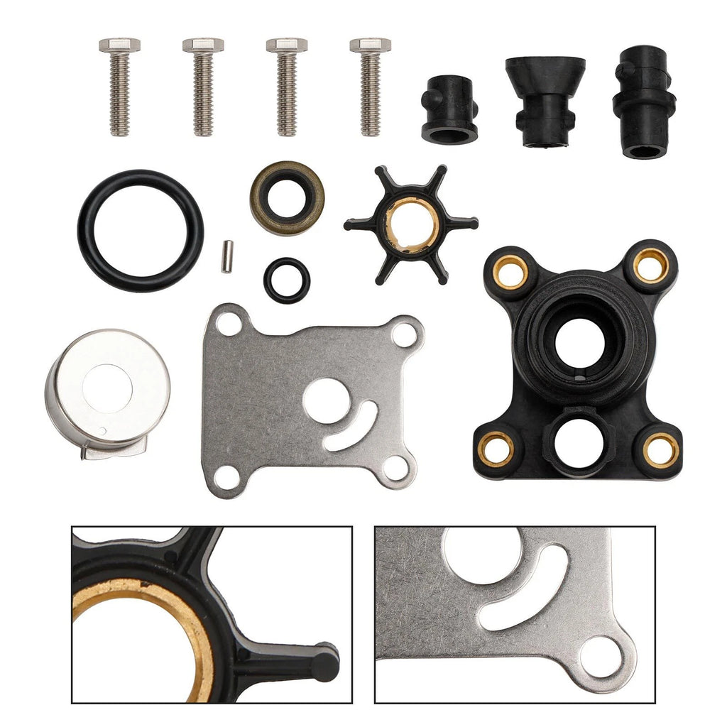 Water Pump Impeller Kit for Johnson Evinrude 8-15HP Outboard (18-3327)
