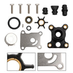 Water Pump Impeller Kit for Johnson Evinrude 8-15HP Outboard (18-3327)