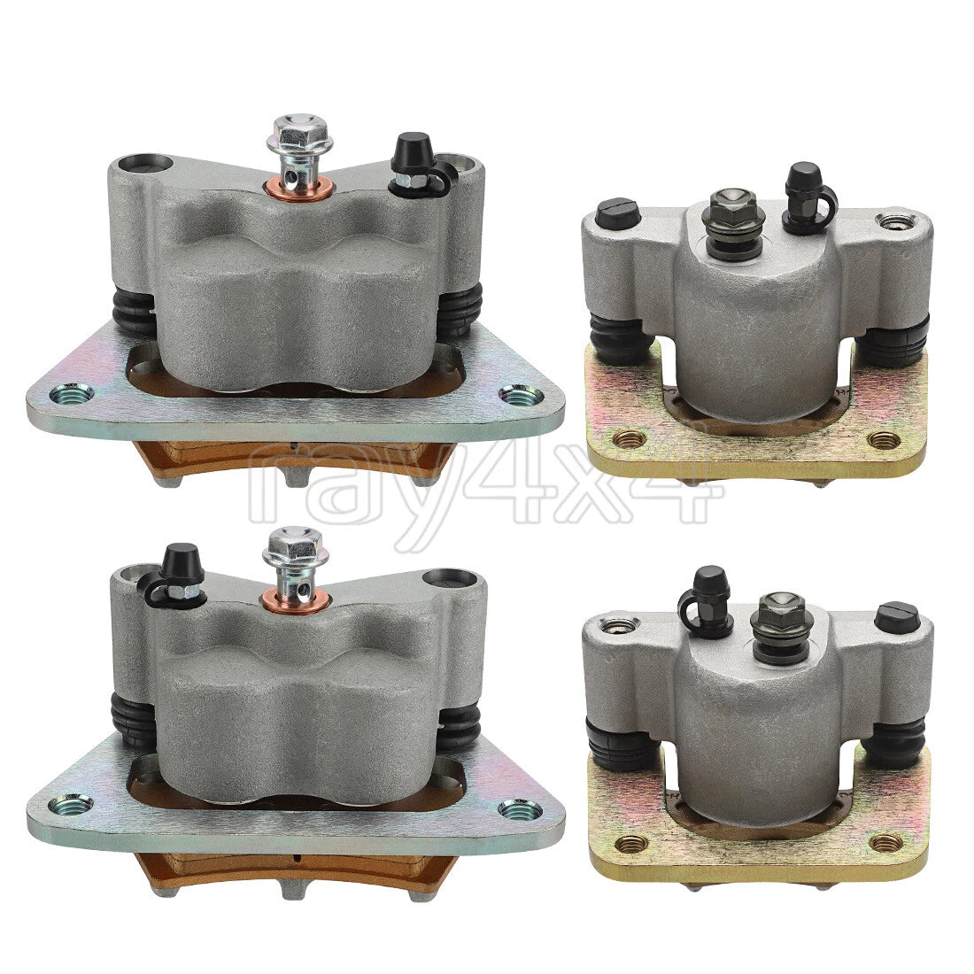 Set of 4 Brake Calipers for Polaris RZR 800 (2008–2014) RZR S 800 (2009–2014)