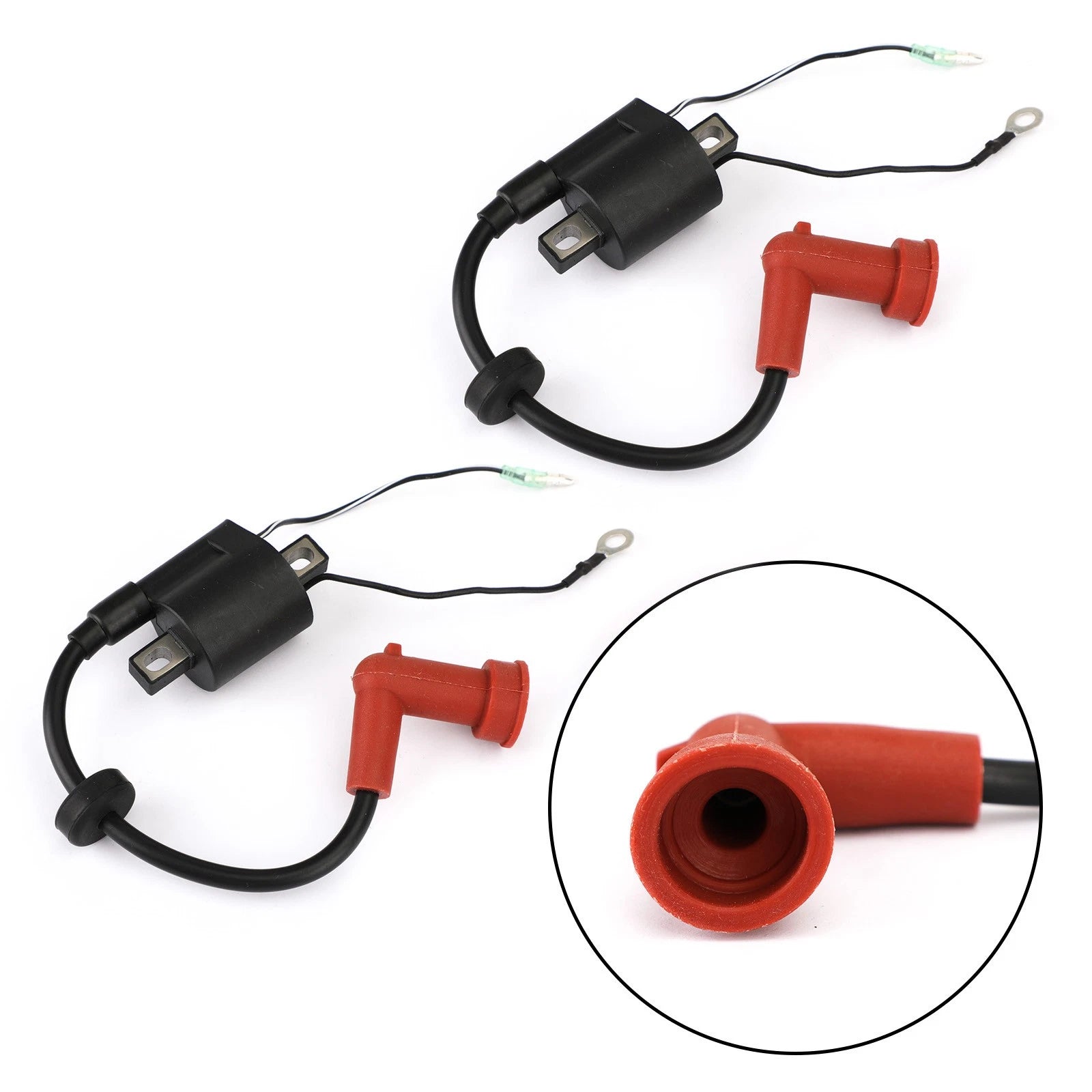 2X Ignition Coil for Yamaha 40hp 40X E40X MHL (66T-85570-00)