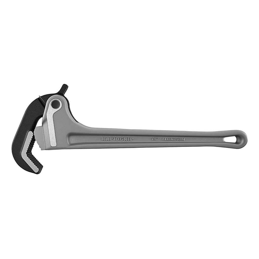 18" Aluminum Pipe Wrench for Automatic Self-Locking Heavy Duty (18–18)