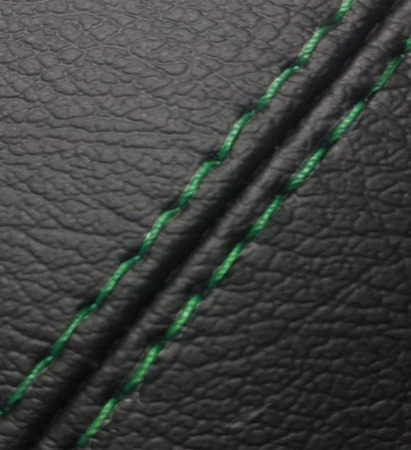 Manual Boot Leather Synthetic for Dodge Challenger (2008–2014) Green Stitch