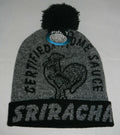 NWT Sriracha Hot Sauce Logo Winter Beanie Pom Hat Cap