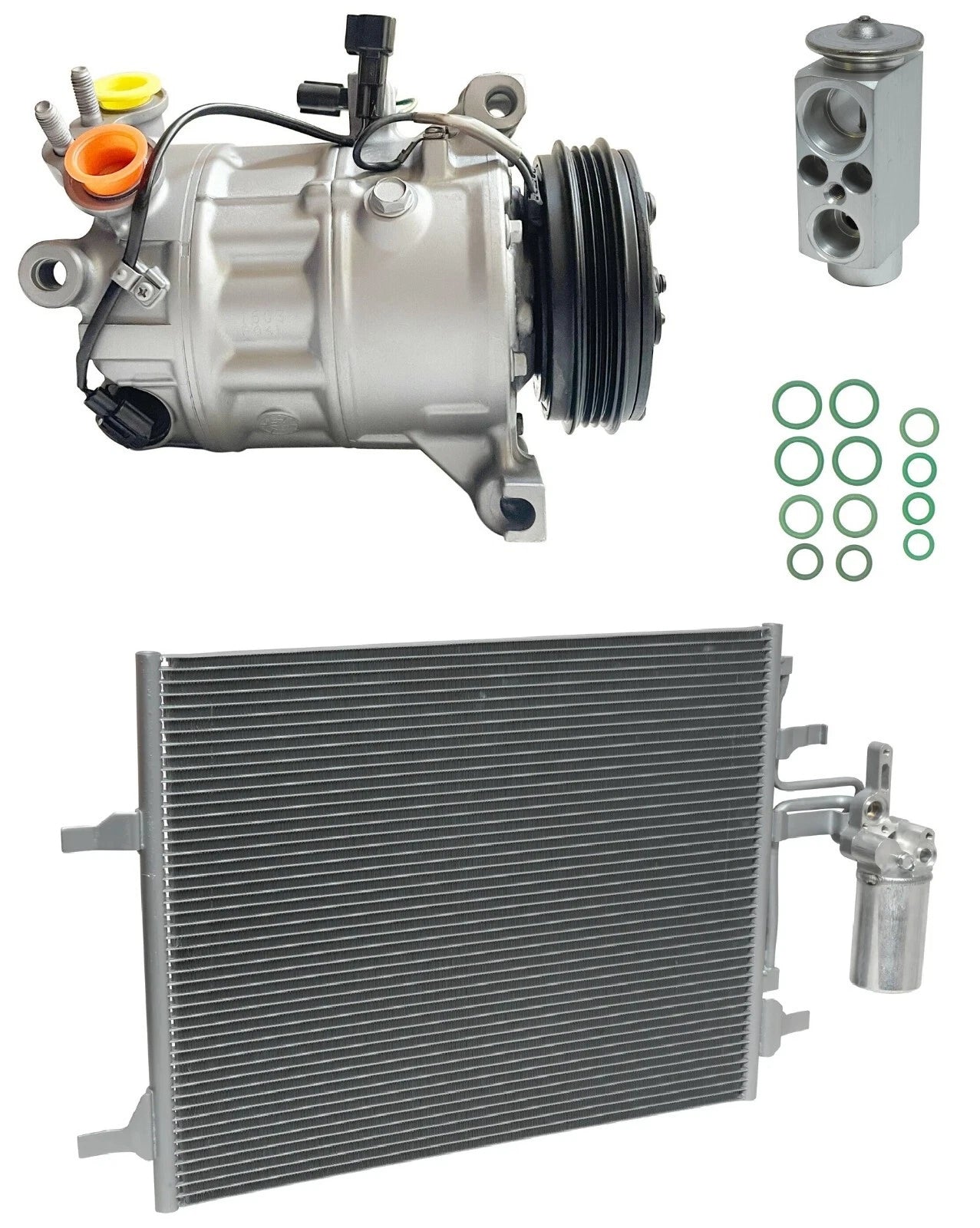 A/C Compressor Kit With Condenser for Volvo S60 2.5L (2014–2014)