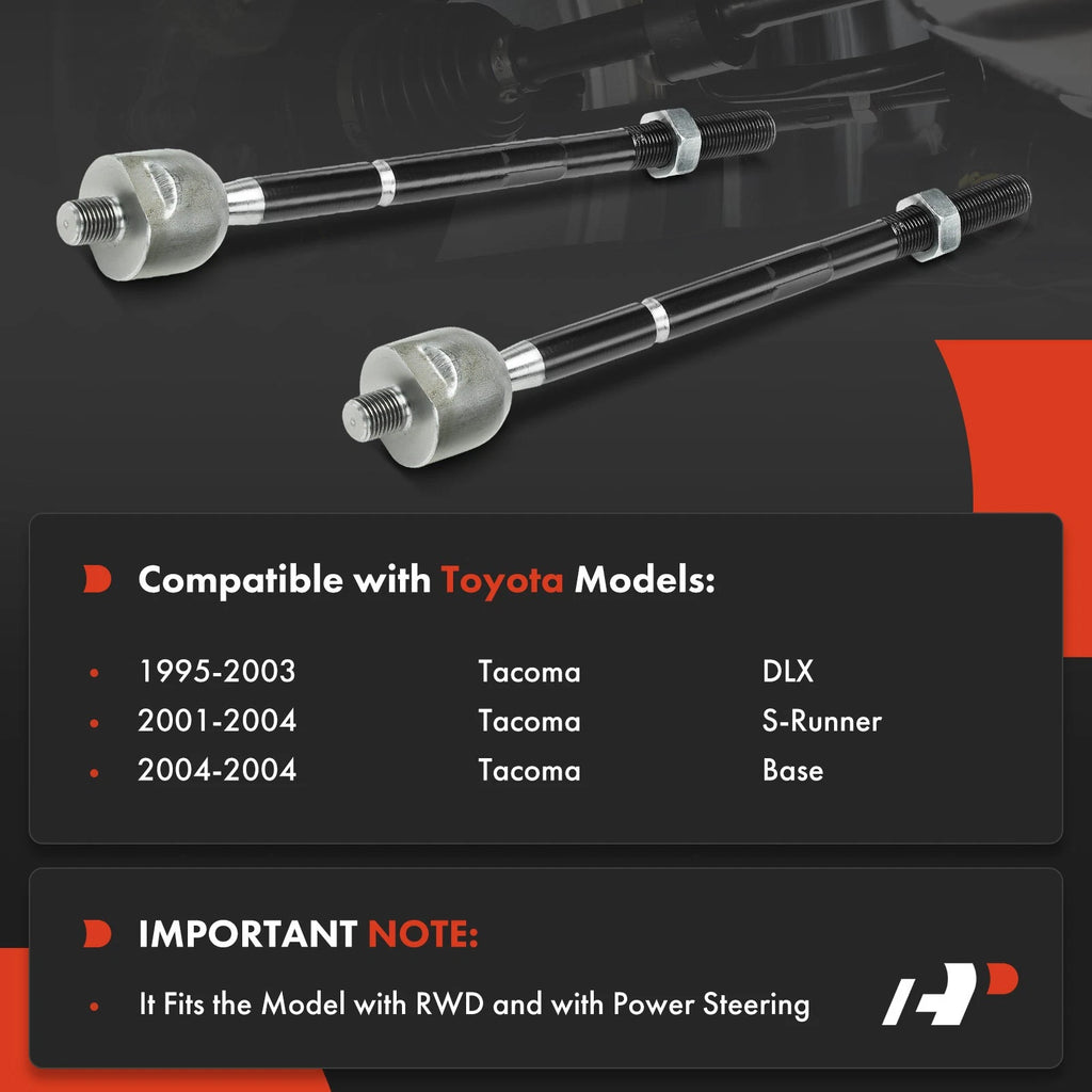 Front Inner Tie Rod End for Toyota Tacoma 1995–2004 Pickup Power