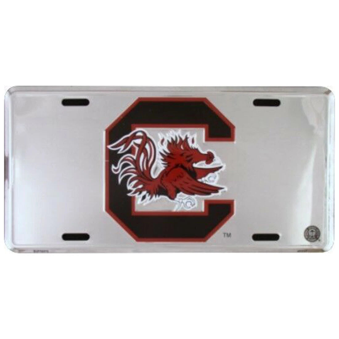 License Plate Sign Tag for South Carolina Gamecocks (6x12)